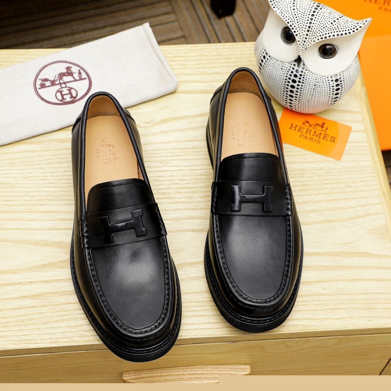 H**mes leather shoes